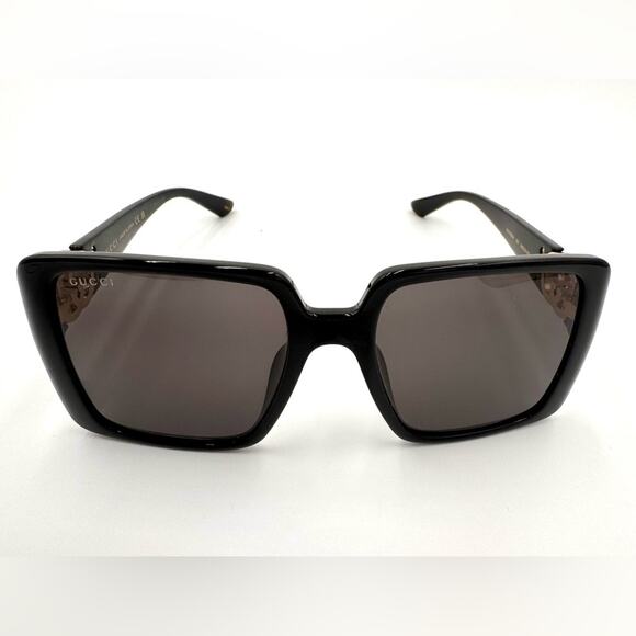Gucci Black and Gold Sunglasses Luxury Eyewear #5. - Picture 9 of 14